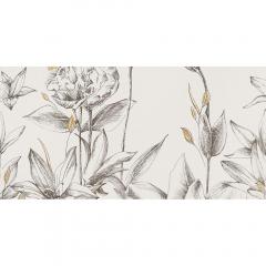 Velo bianco flowers 2 dekor 119,8x59,8x0,8