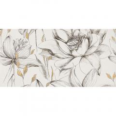 Velo bianco flowers 3 dekor 119,8x59,8x0,8
