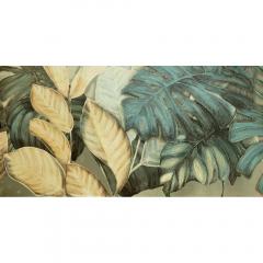 Alabaster Shine leaves A element 1 119,8x59,8x0,8  Obraz