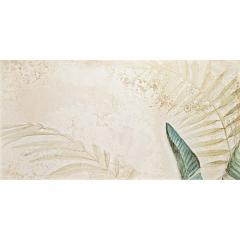 Alabaster Shine leaves A element 4 119,8x59,8x0,8  Obraz