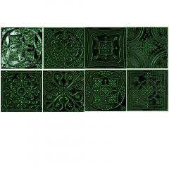 Tinta green 14,8x14,8x0,8 dekor